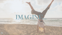 IMAGINE... Woman making Headstand